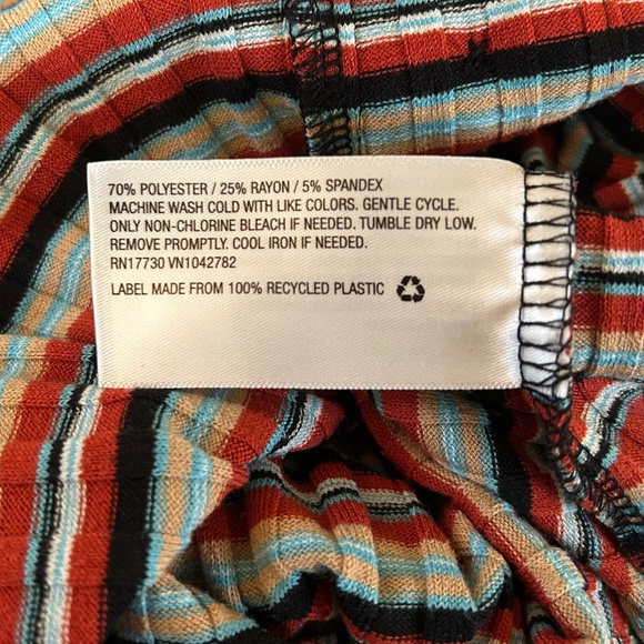 Wild Fable Women's Sleeveless Dress Multicolor Midi Size Large - Picture 4 of 4